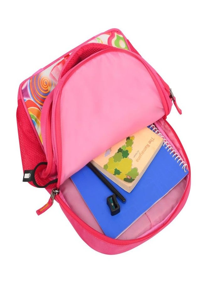 ABLE Candy Girl Printed 20L School Bag for Kids.Ideal Bags for Age Group : 5-10 yrs,Purple - Image 5
